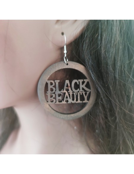 Earrings Black beauty