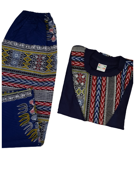 Dashiki T-shirt and trousers set