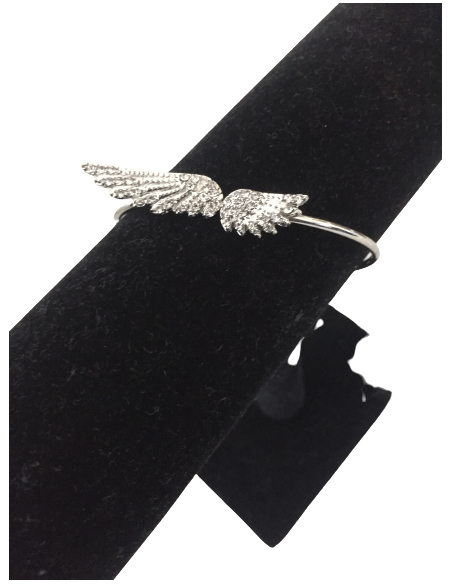 Silver bracelet angel wings