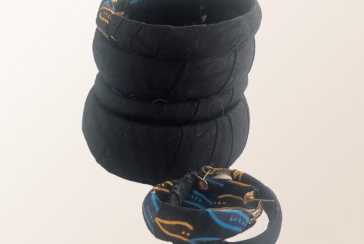 Parure bijoux en wax