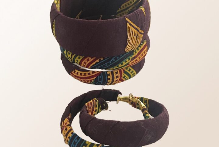 Parure bijoux en wax