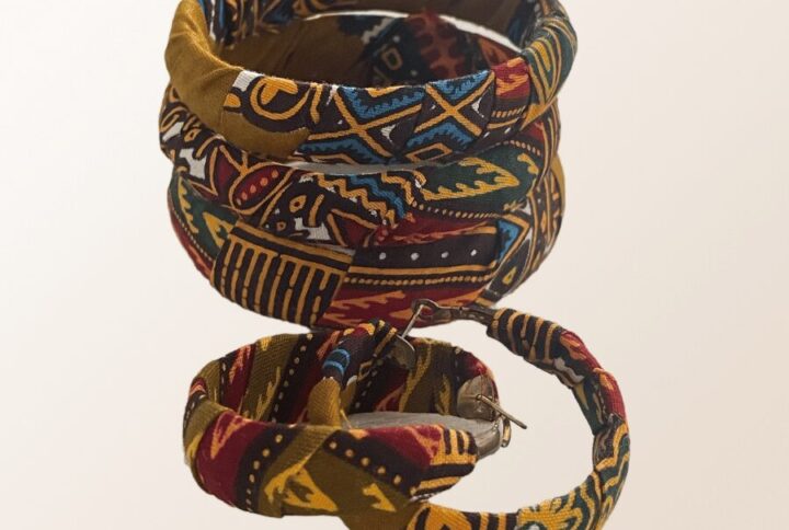 Parure bijoux en wax