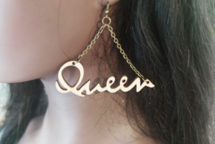 Boucles d'oreilles Queen