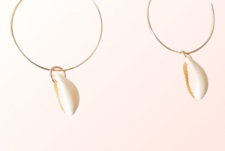 Boucles d'oreilles cauris