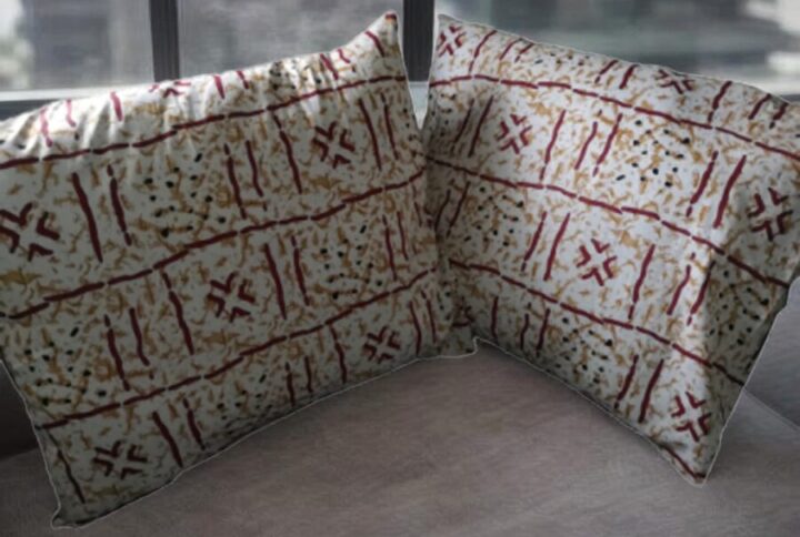 Lot de 2 Housses d'oreiller Bogolan