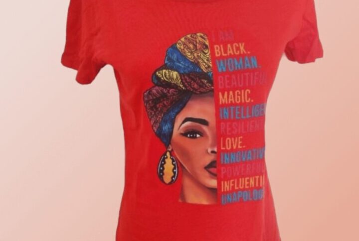 T-shirt femme africaine