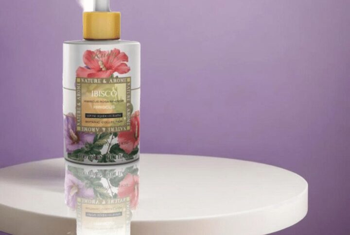 Savon liquide à l'hibiscus