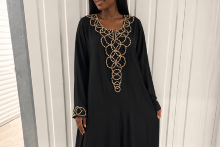 Abaya perlée