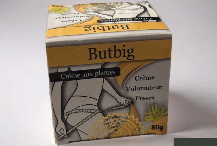 Creme naturelle pour les fesses