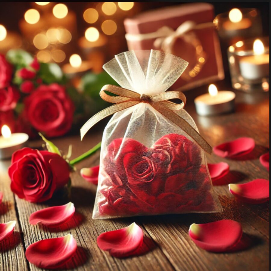 Sachet de petales de roses