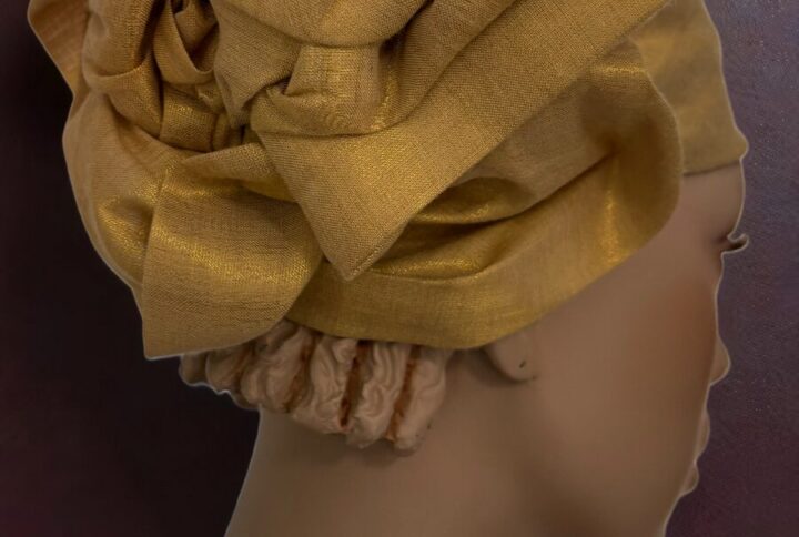 Foulard chantoum doré