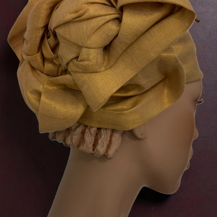 Foulard chantoum doré