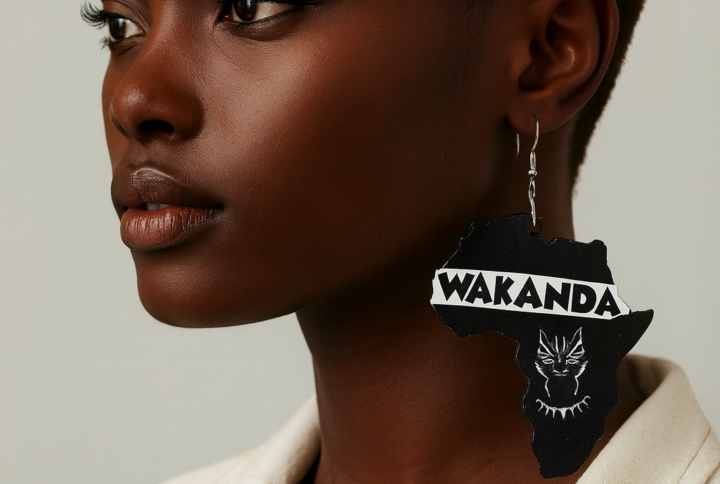 Boucles d'oreilles wakanda