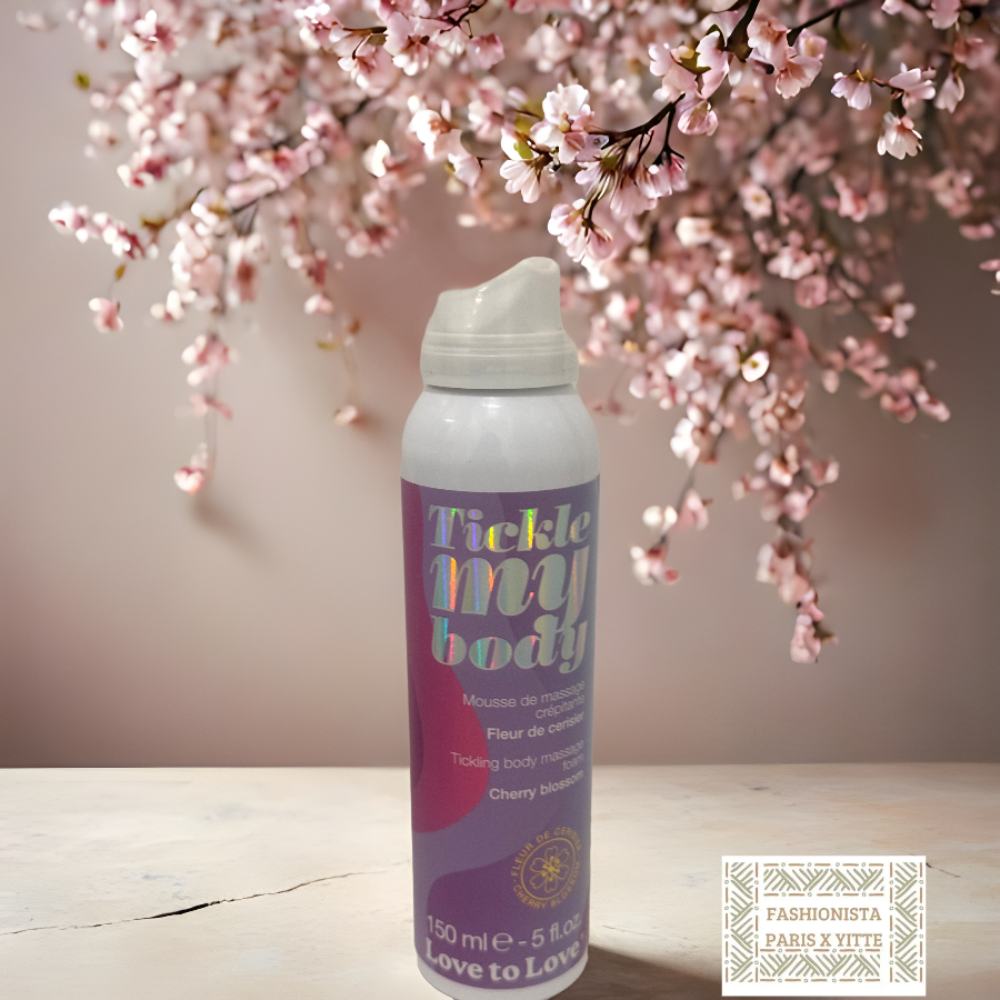 Mousse de massage Tickle My body - Fleur de cerisier