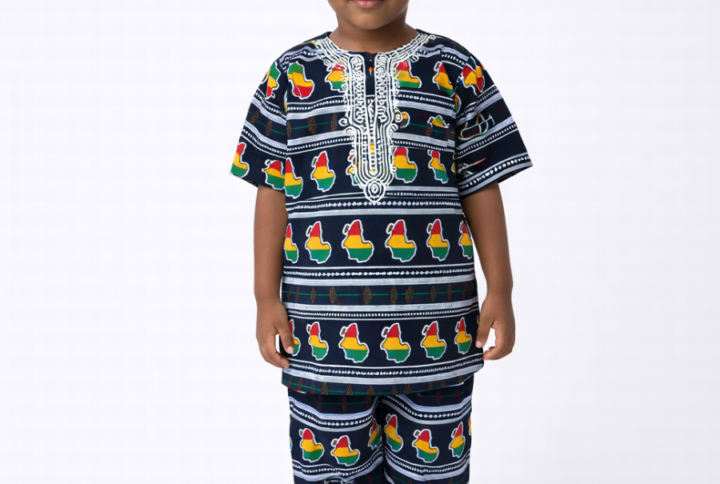 Ensemble pantalon en wax