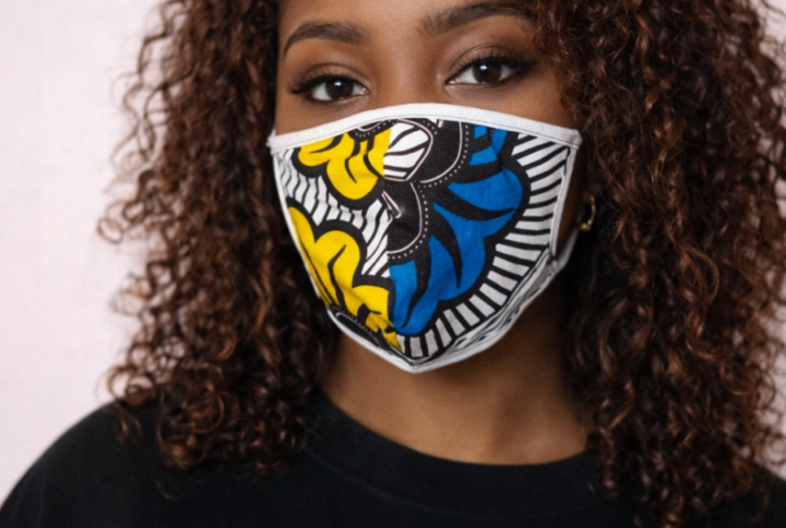 Masque fleurs de mariage