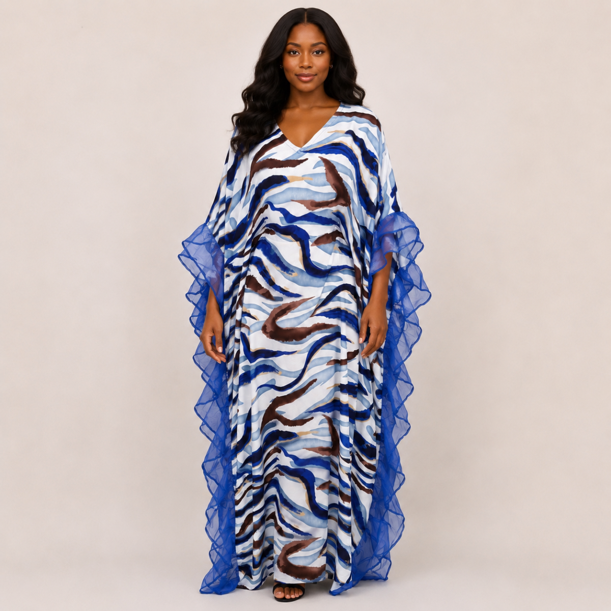 Robe soie organza