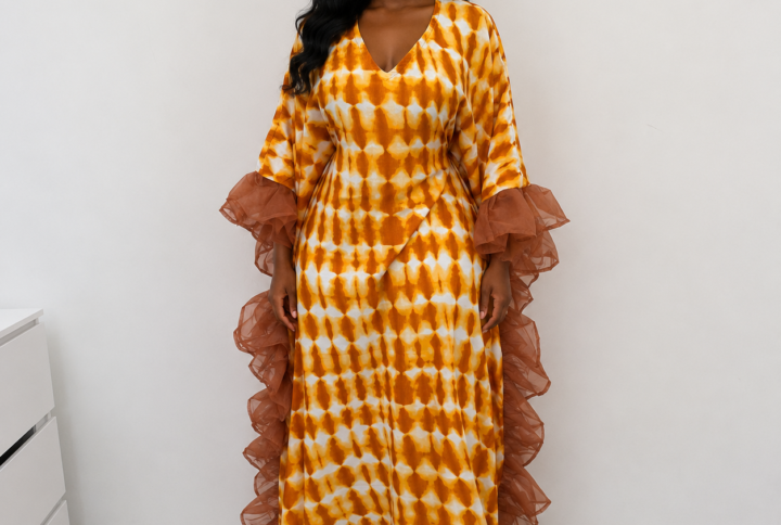 Robe soie organza