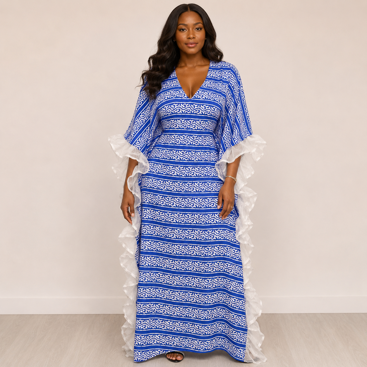 Robe soie organza