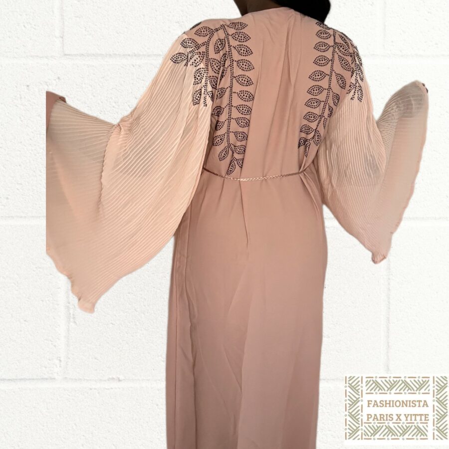 Abaya manches papillon