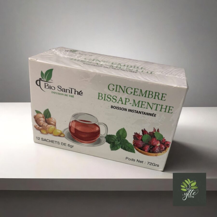 Boisson instantanée Gingembre, Bissap et menthe