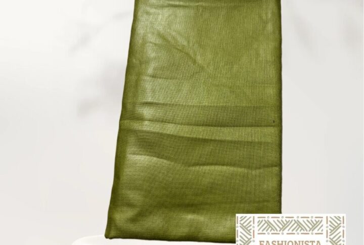 Melhfa couleur unie vert clair