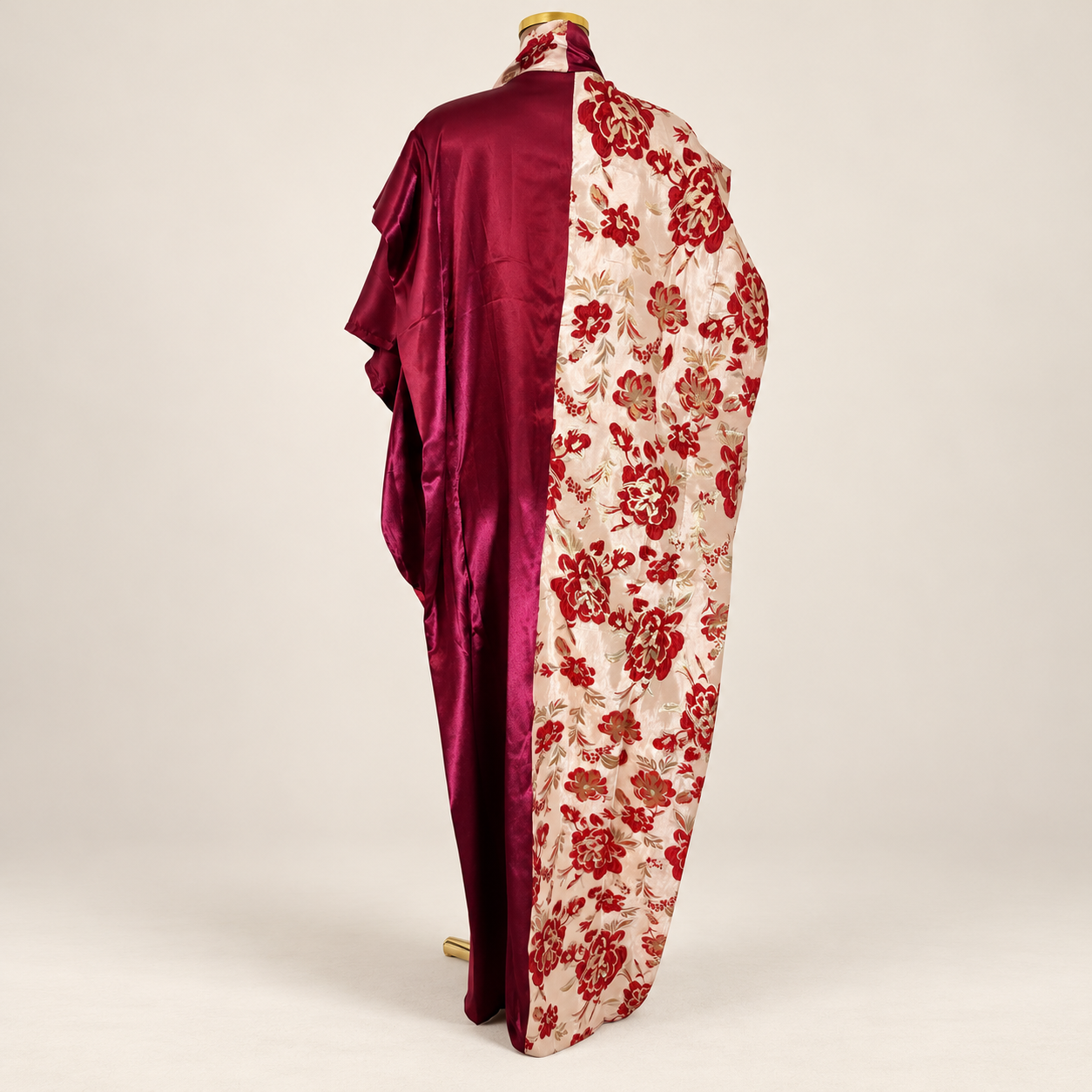 Robe brocart soie