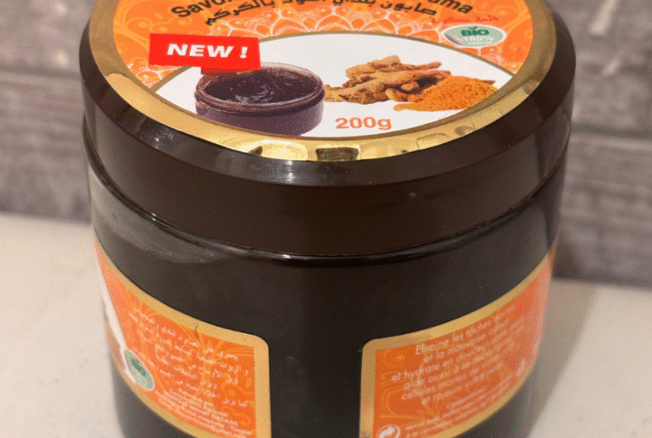 Savon noir au curcuma
