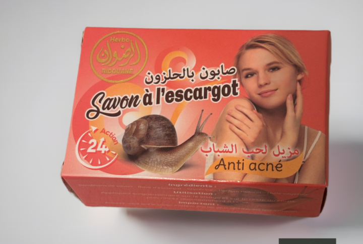 Savon bave d'escargot anti acné