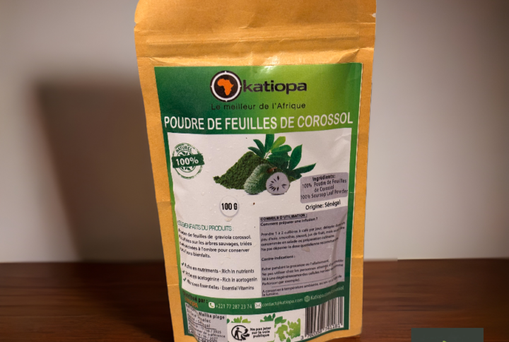 Poudre de feuilles de corossol