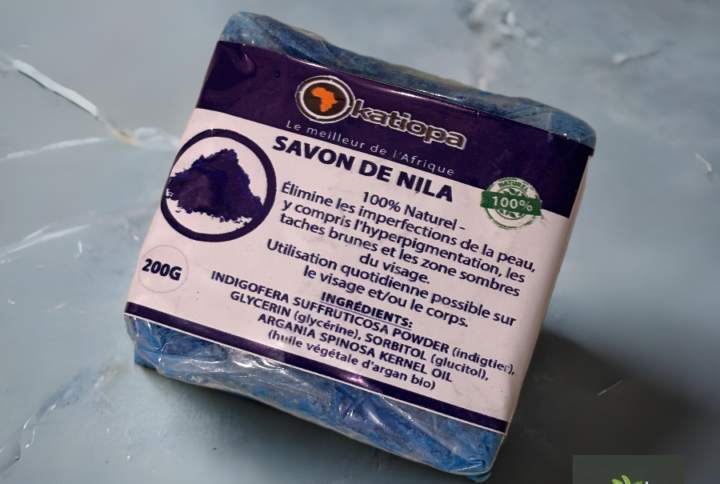 Savon au nila bleu