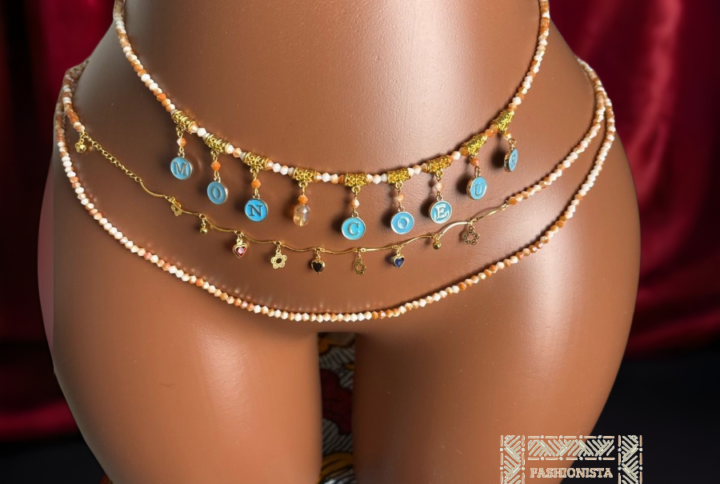 Chaine de taille sénégalaise Mon coeur