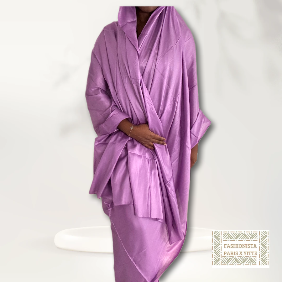 Melhfa violette claire