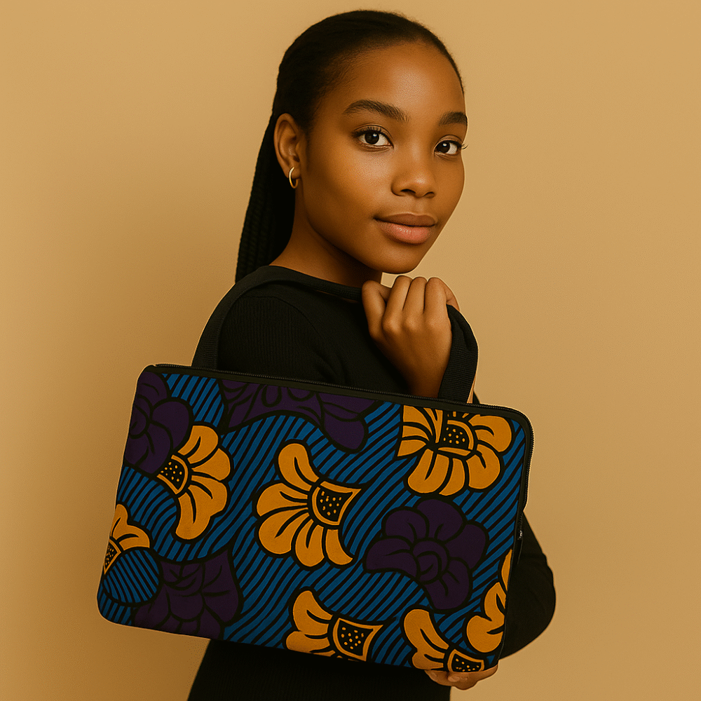 Pochette d’Ordinateur – Style Africain & Élégant