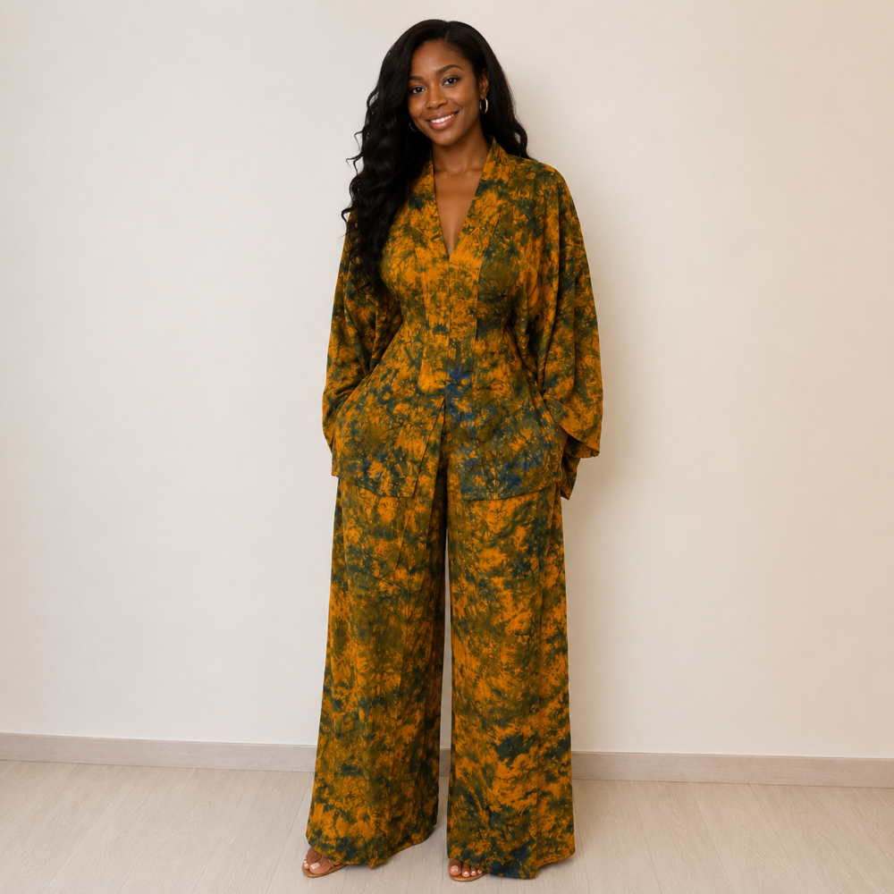Ensemble Femme Noir et Marron – Collection Fashionista Paris
