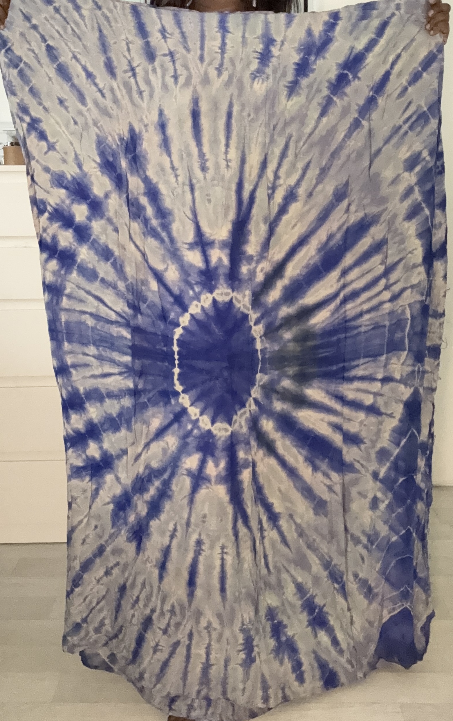Melhfa Tie & Dye Bleu Ciel