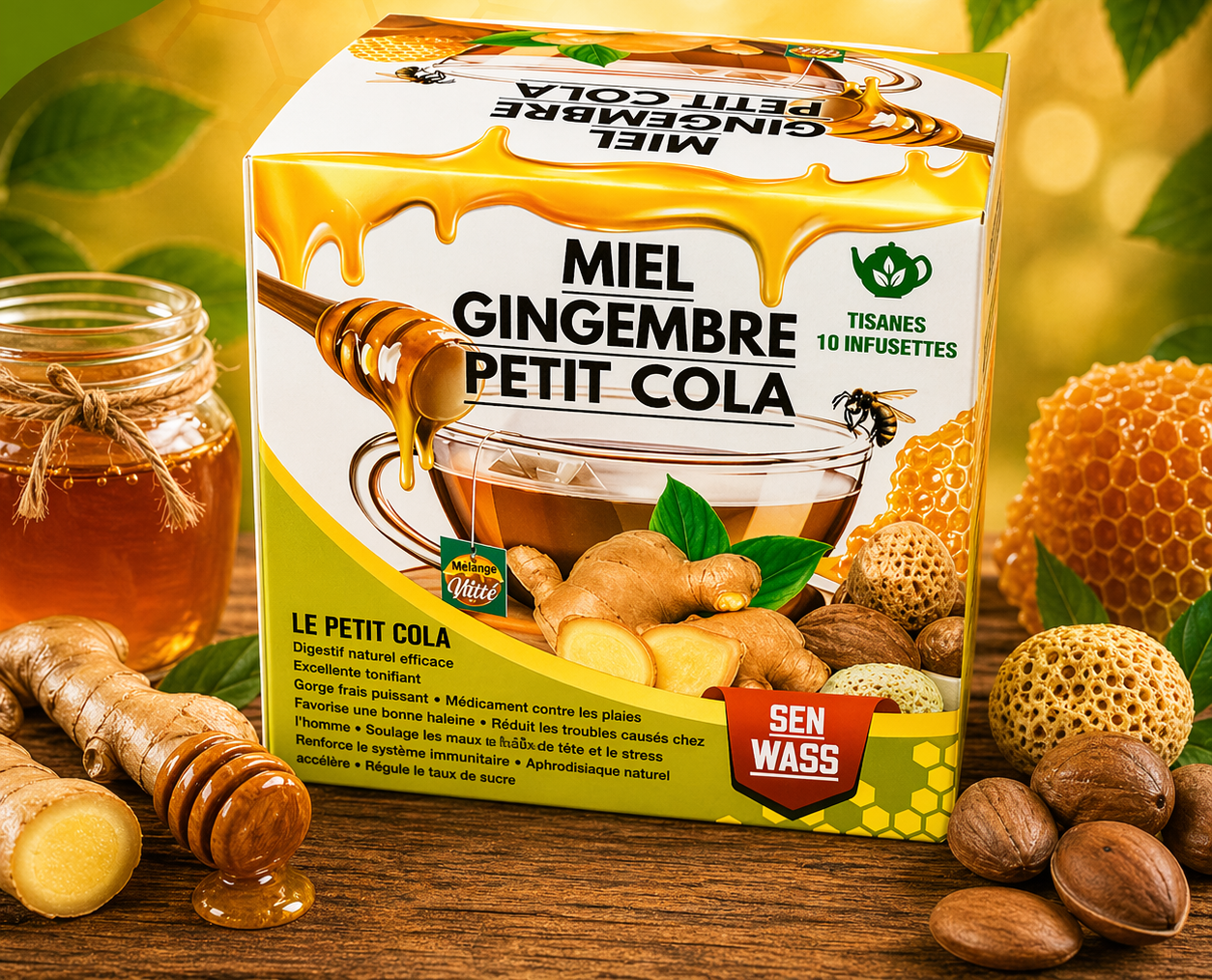 Infusion Miel Gingembre Petit Cola