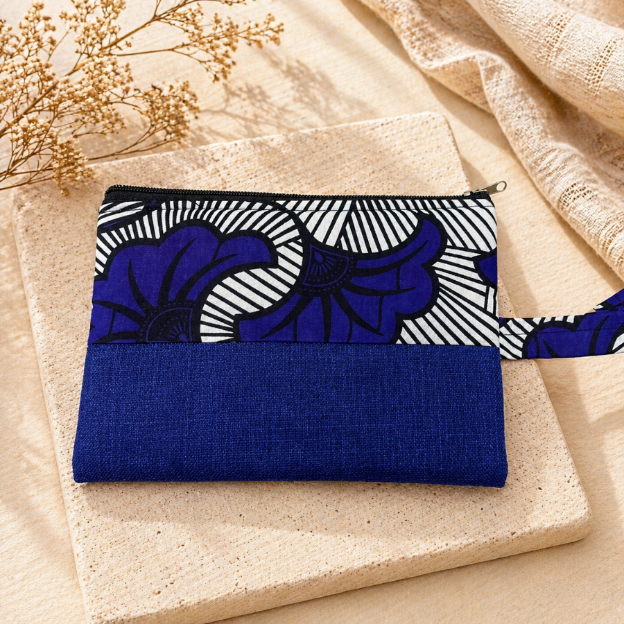 Pochette Wax et Raphia
