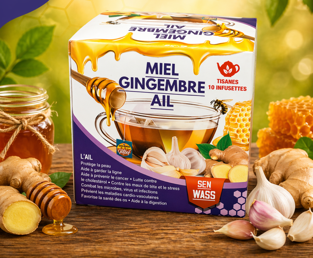 Infusion Miel Gingembre Ail
