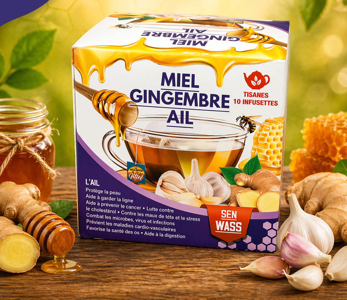 Infusion Miel Gingembre Ail