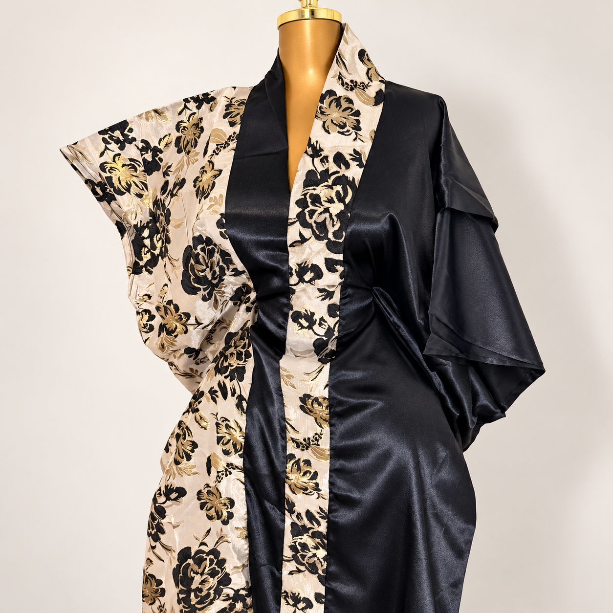 Robe brocart soie