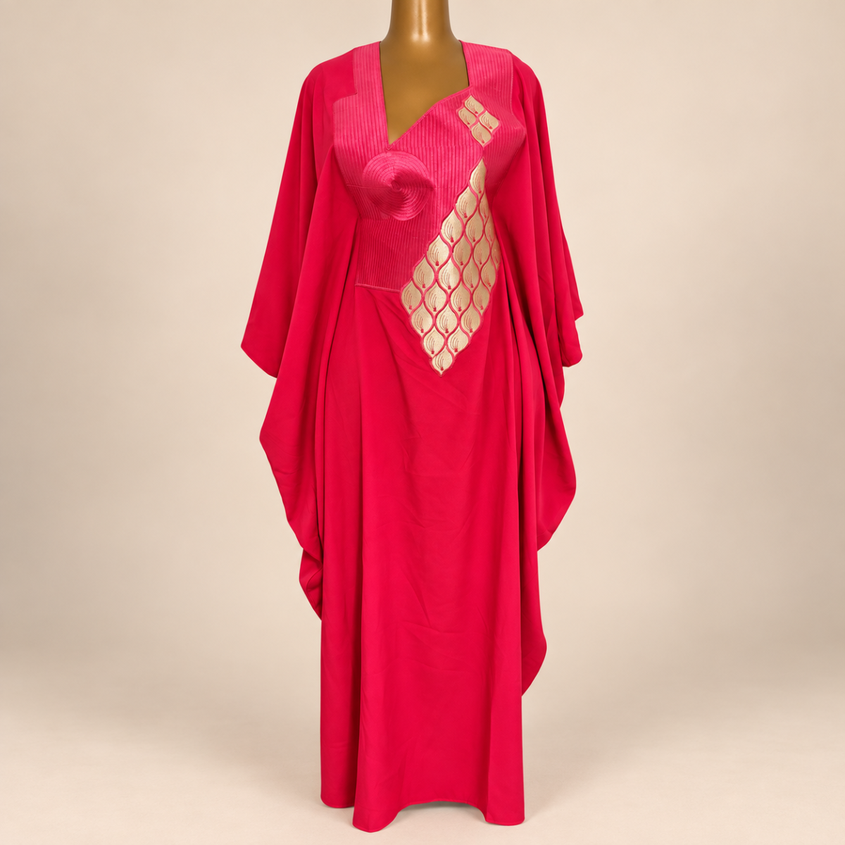 Robe boubou rose foncé