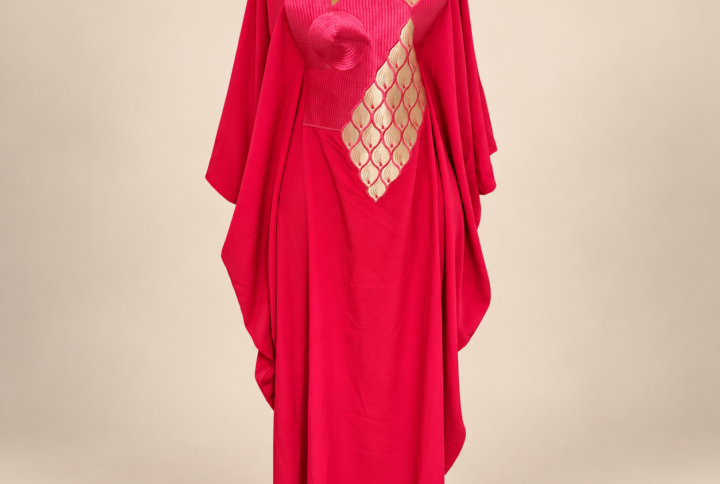 Robe boubou rose foncé