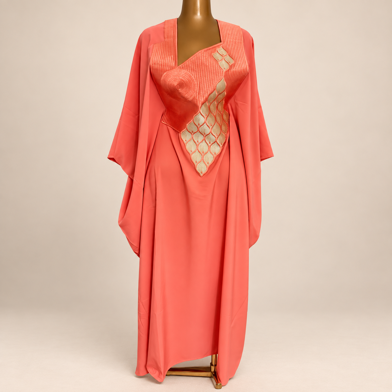 Robe boubou rose clair