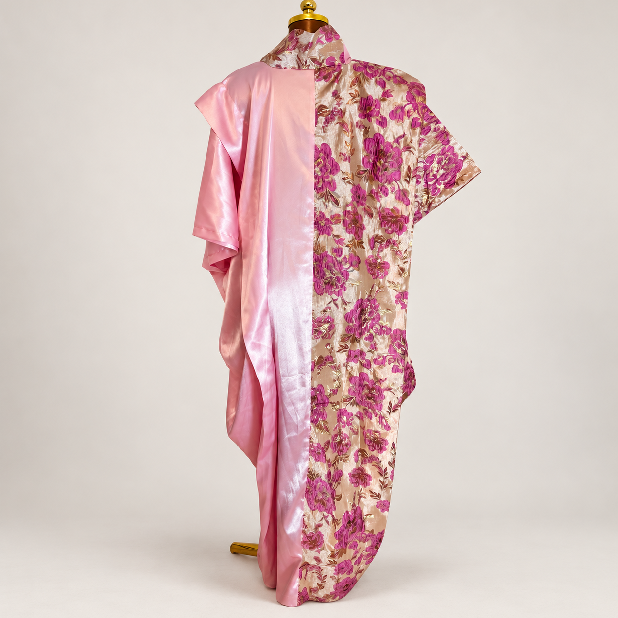 Robe brocart soie