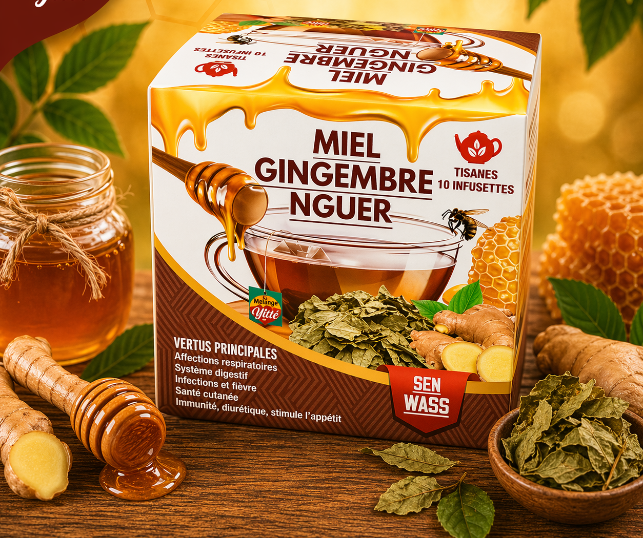 Infusion Miel Gingembre Nguer