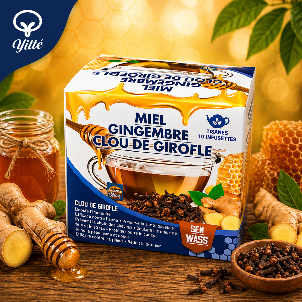 Infusion Miel Gingembre Clou de Girofle