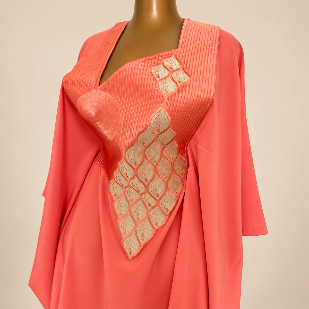 Robe boubou rose clair
