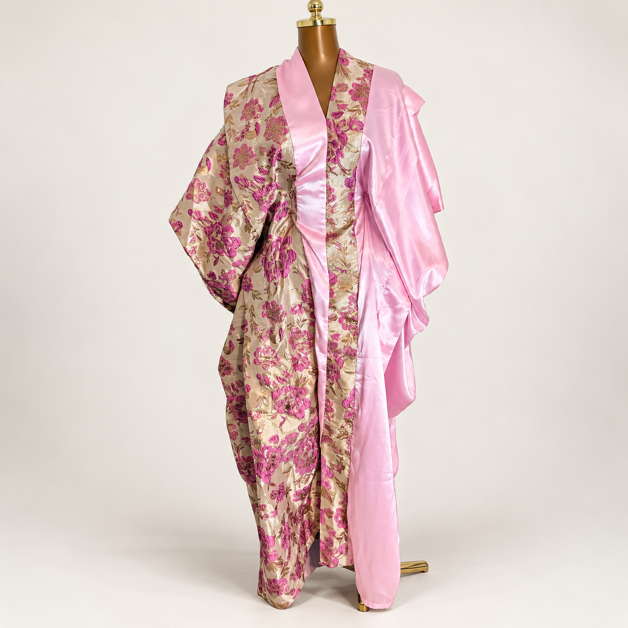 Robe brocart soie