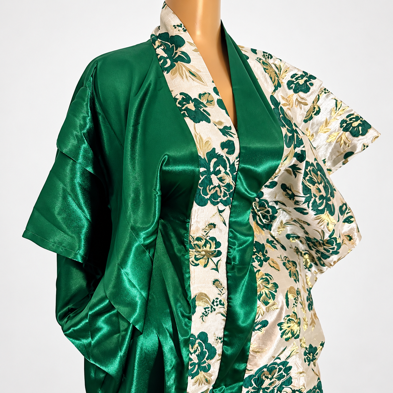 Robe brocart soie